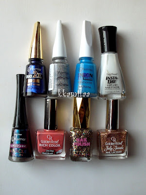 Paznokciowe podsumowanie zakupów - grudzień 2012