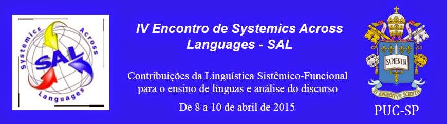 IV Encontro de Systemics Across Languages - SAL