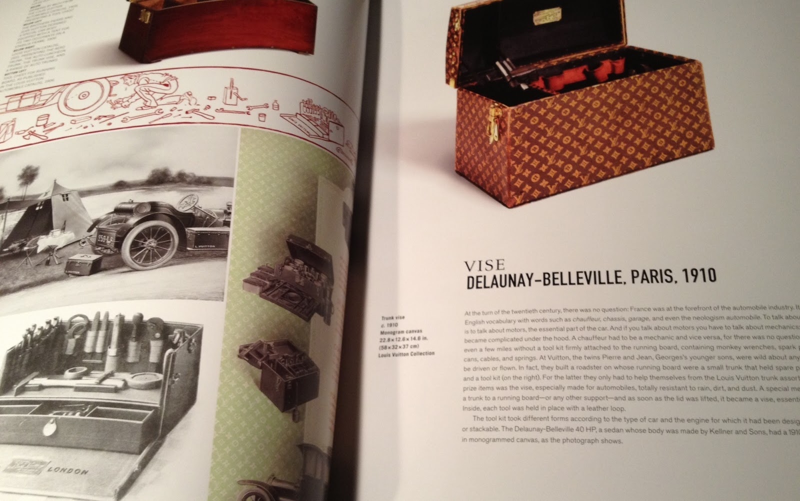 1910s, Louis Vuitton Monogram Car Tools Box
