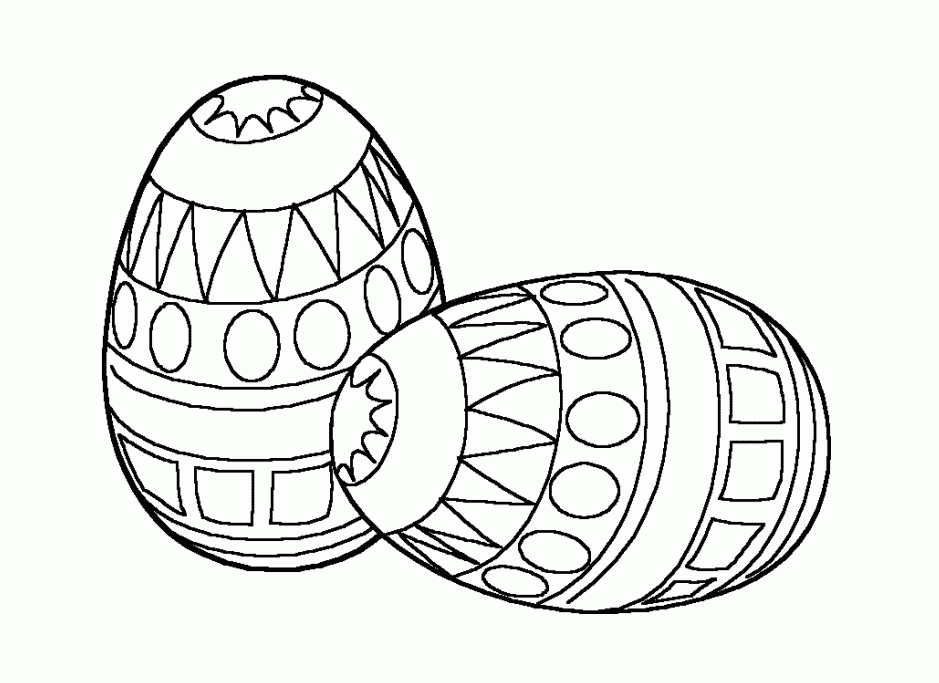 Beautiful Easter Eggs For Kid Coloring Drawing Free wallpaper
