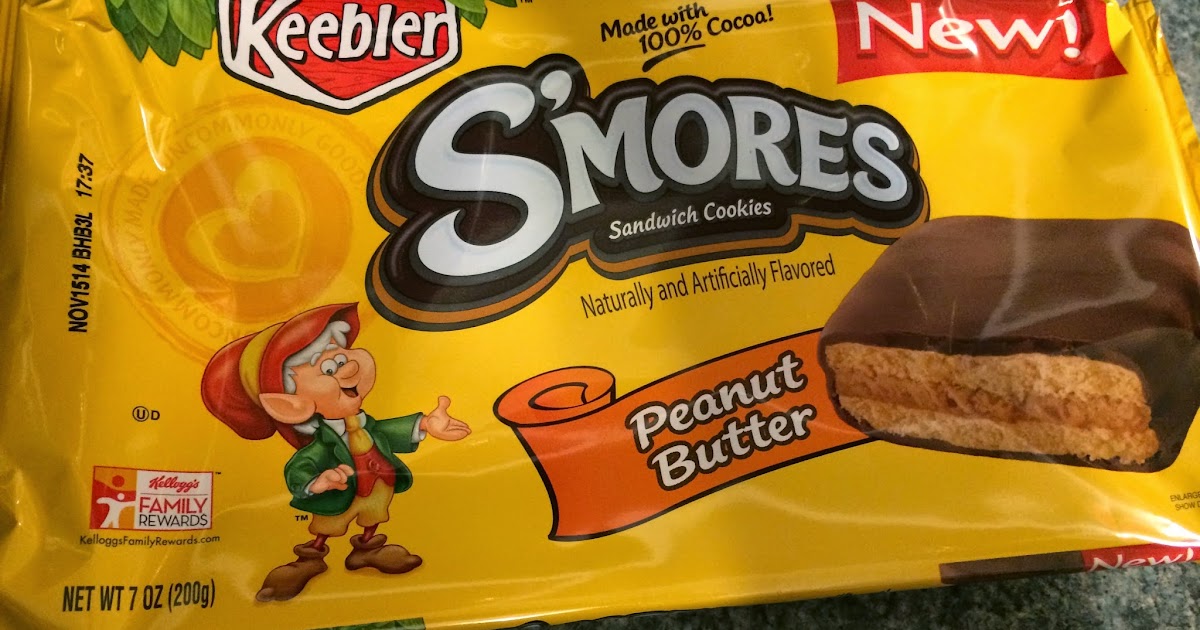 FATGUYFOODBLOG Keebler Peanut Butter Smores cookies.