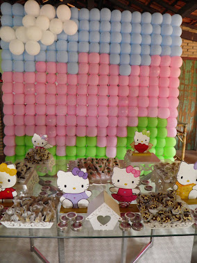 Mesa - Festa da Hello Kitty da Vivian