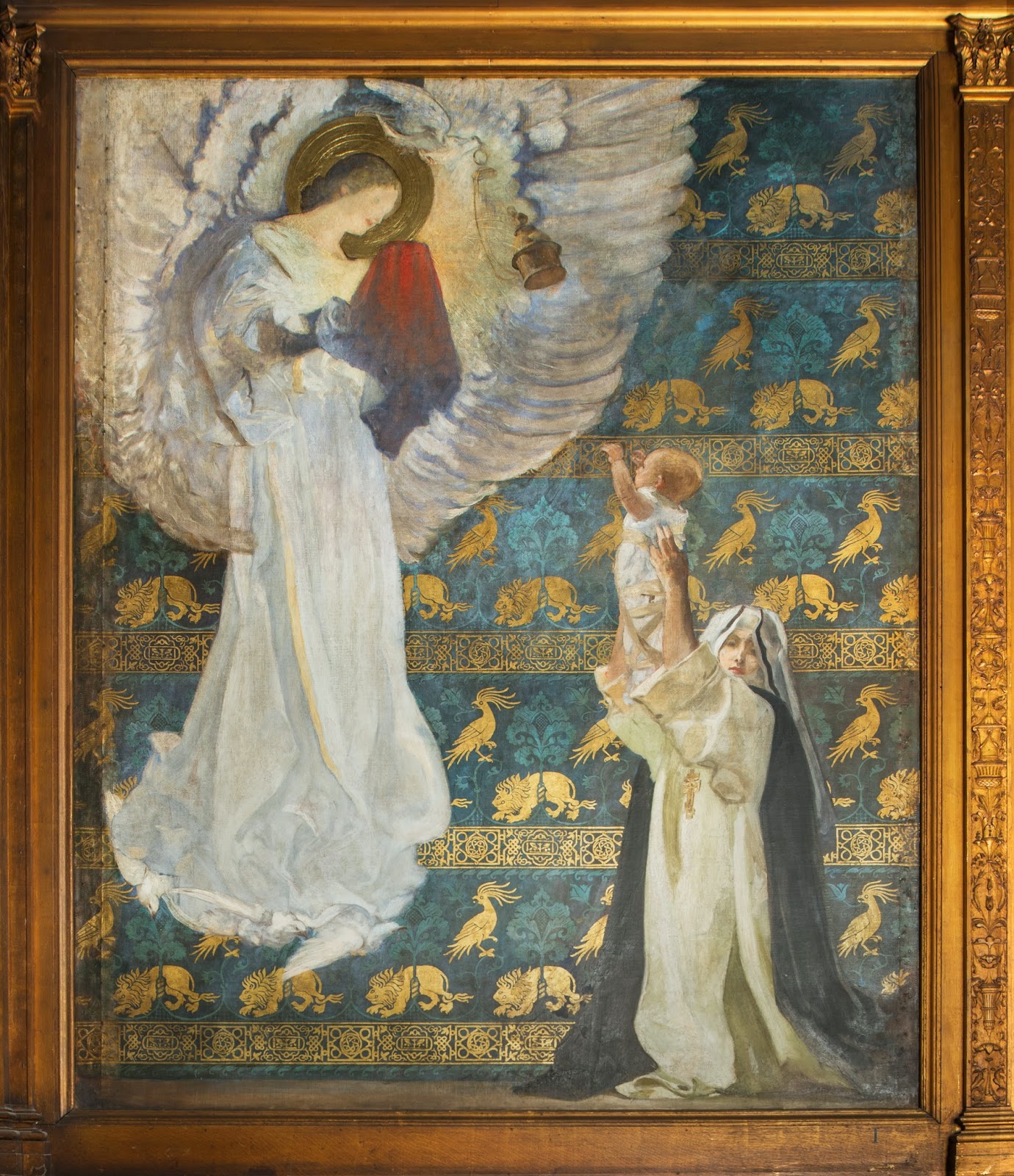 Edwin Austin Abbey The Quest for the Holy Grail part 1 the child