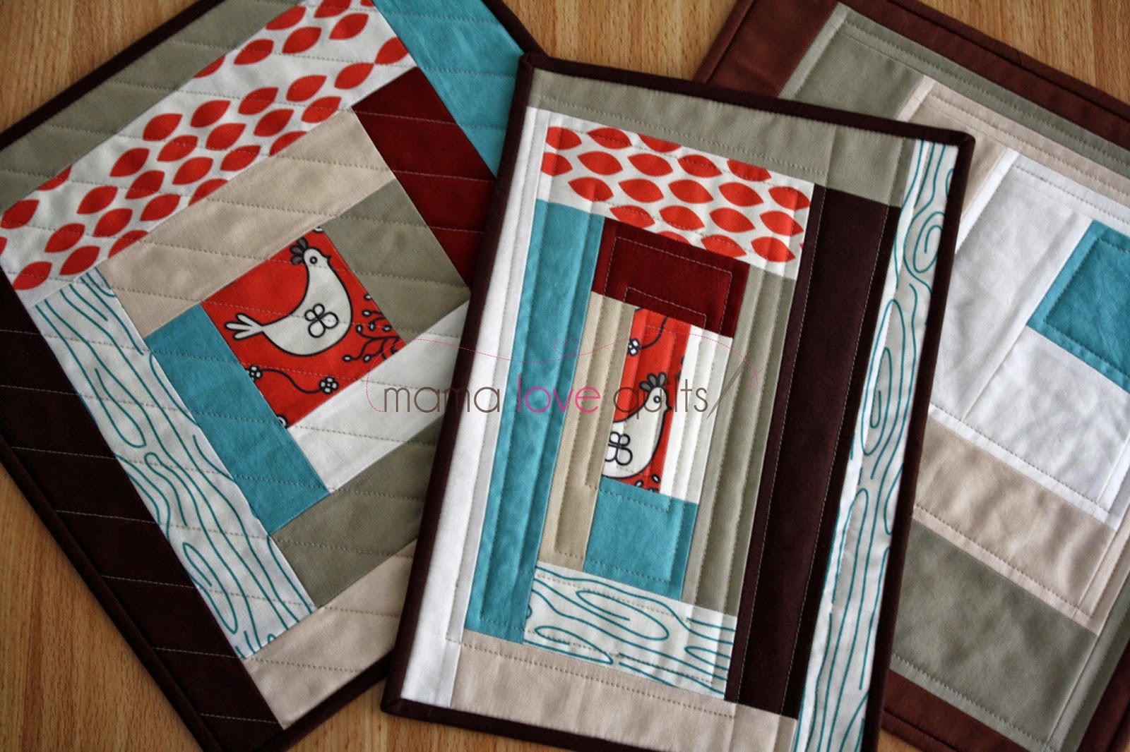 Modern Log Cabin Blocks Mama Love Quilts