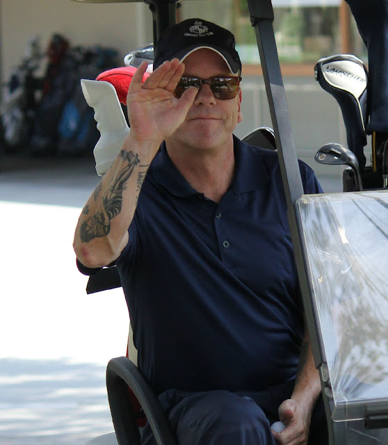 Kiefer Sutherland plays golf at The Academy of Television Arts & Sciences Foundation’s 13th Annual Primetime Emmy® Celebrity Tee-Off, played at Oakmont Country Club in Glendale, CA (September 10, 2012).