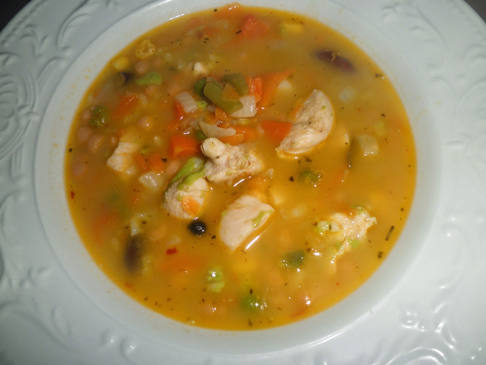 mis recetas comida hecha en casa COMO HACER CALDO DE POLLO CON QUESO