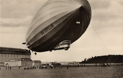 Os Zeppelins nos céus brasileiros  Zeppelin+atracado