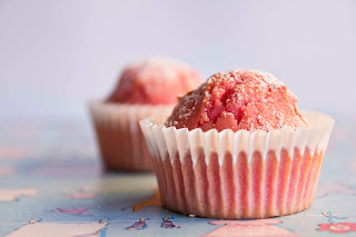 Muffins de fresa