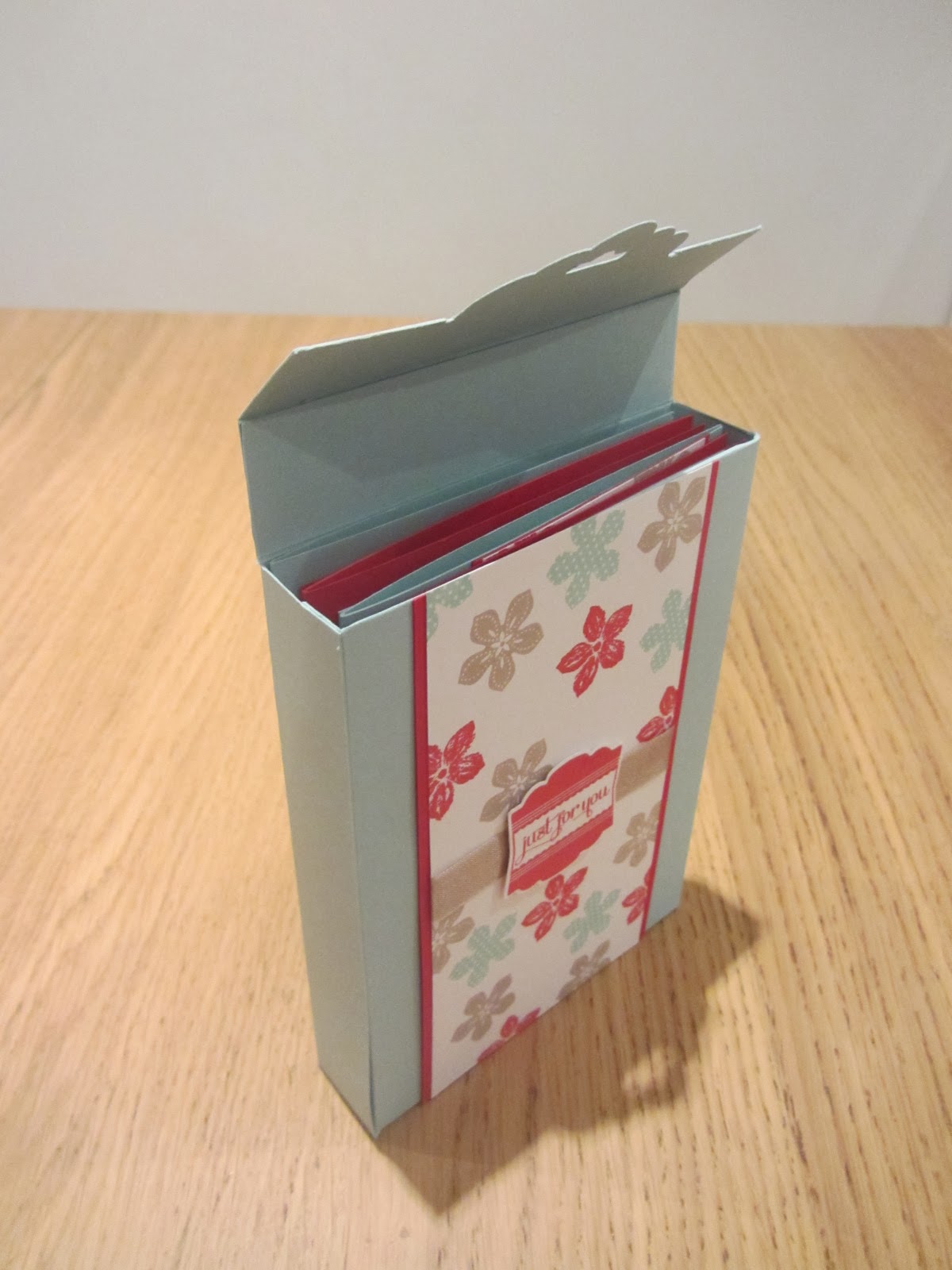 CraftyCarolineCreates Stampin Up UK, Handmade Card Gift Box Set Tutorial