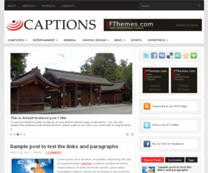 Captions WordPress Theme