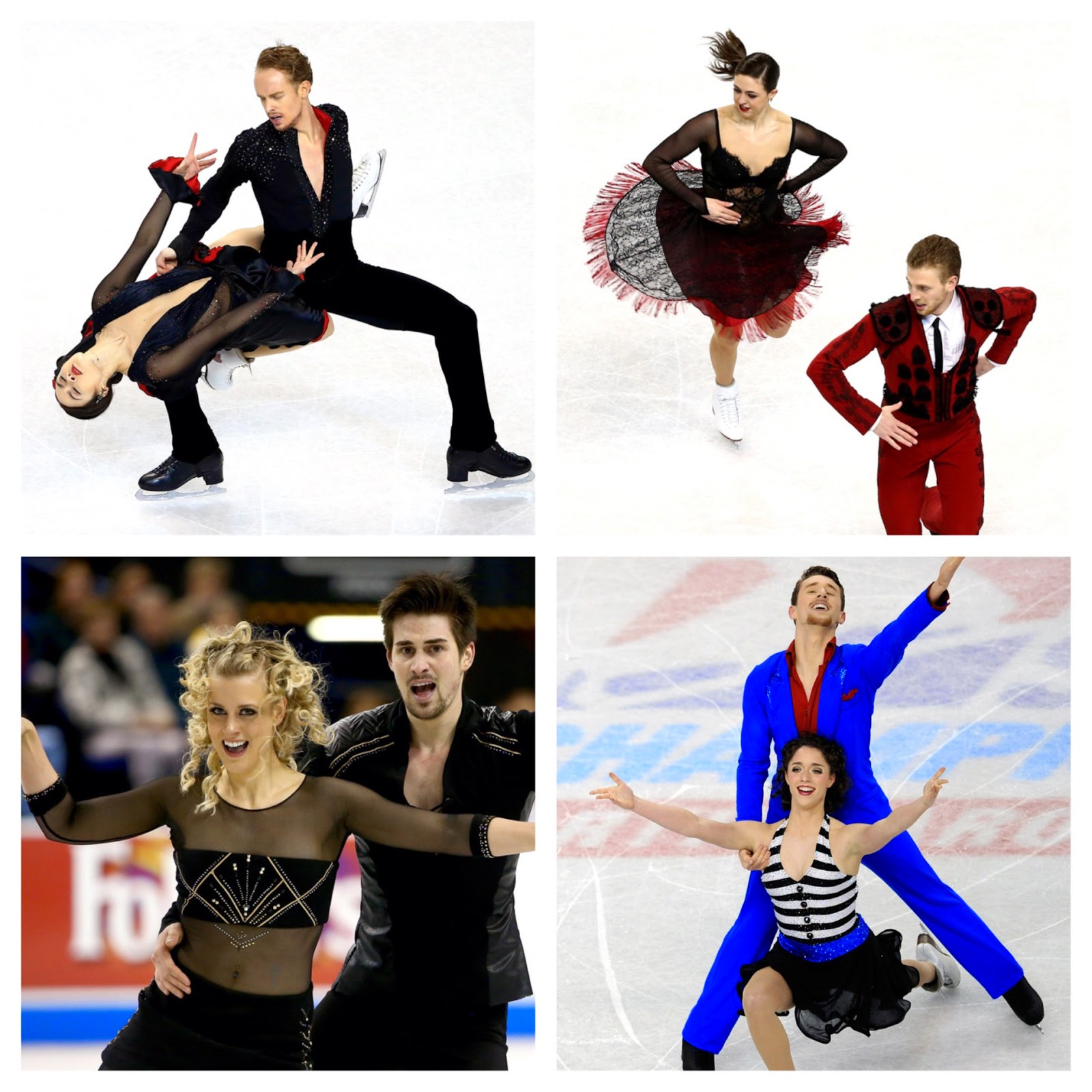 ICE STYLE.....2015 US Figure Skating Championships Costumes PAIRS, ICE