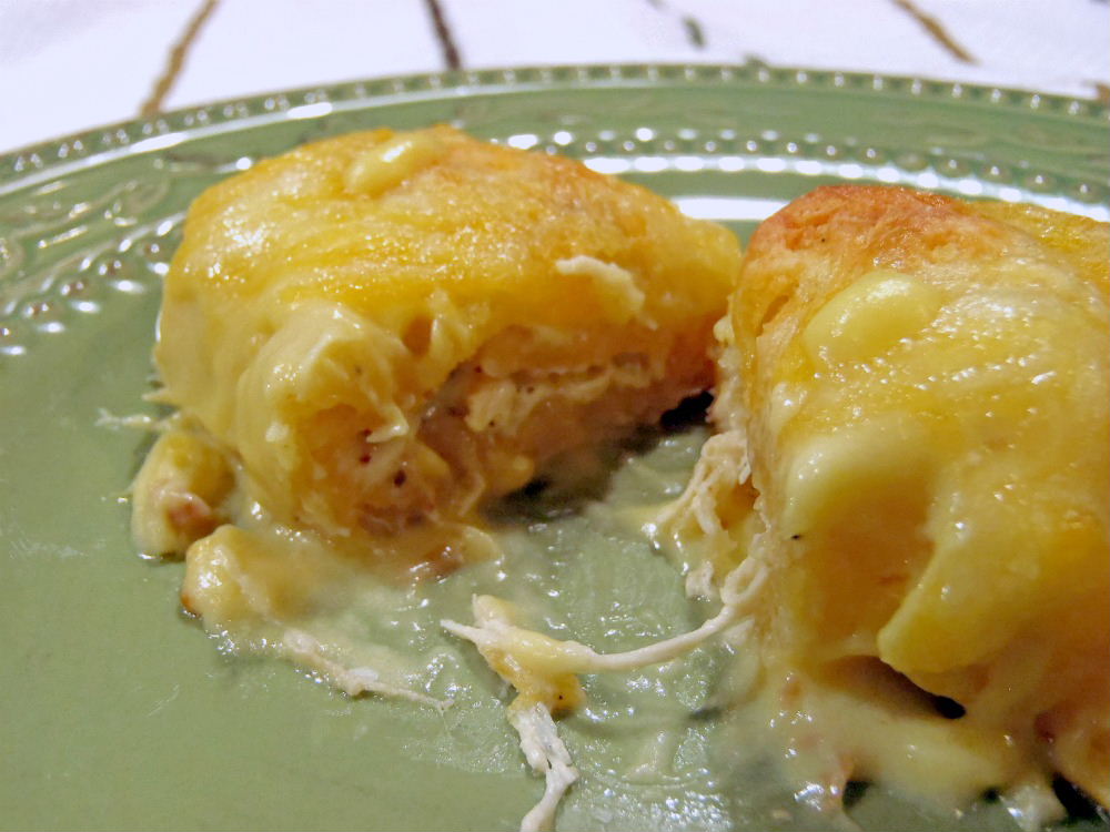 Aunt Peg's Recipe Box Chicken Croissant Rollups