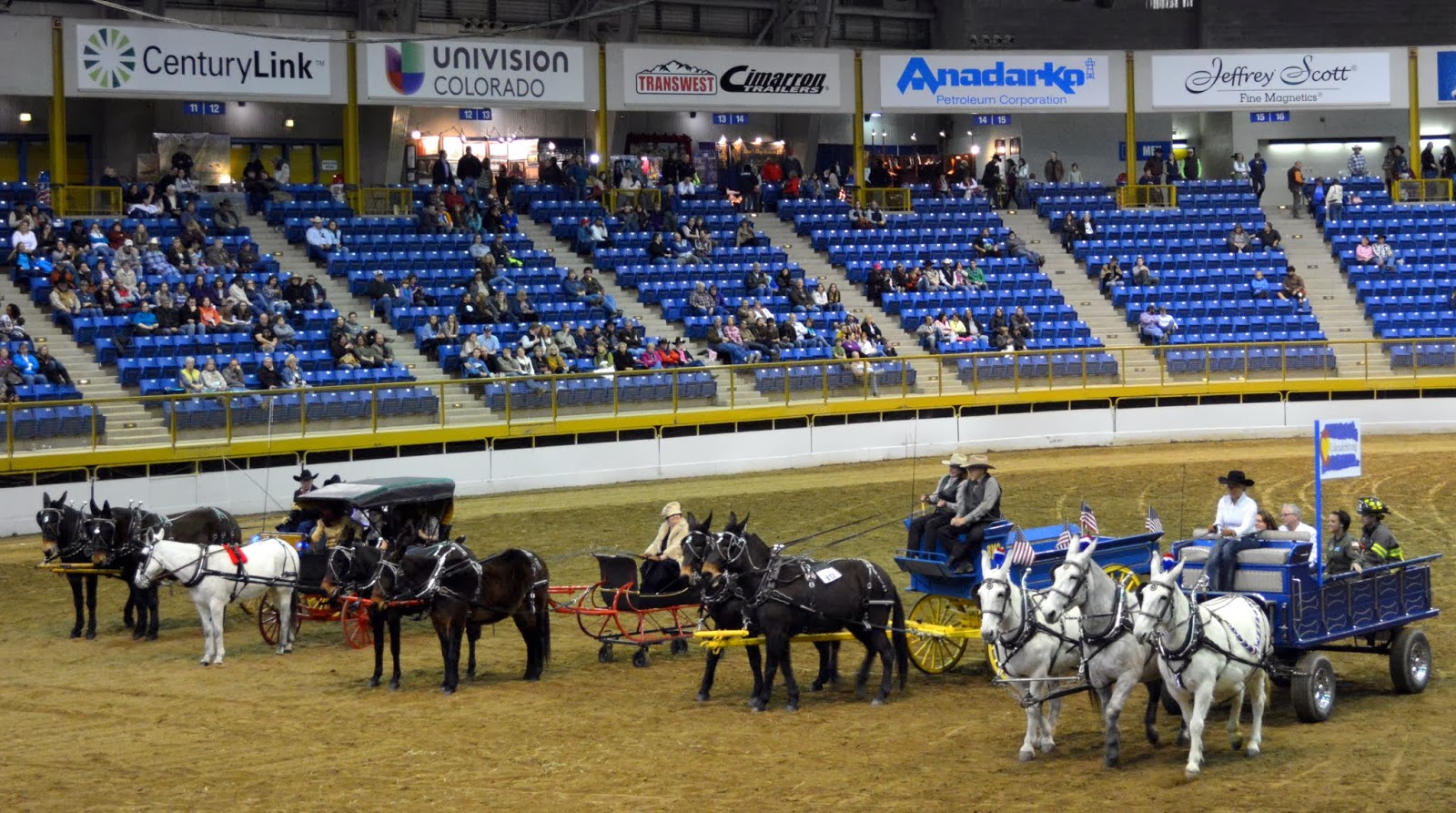 Mille Fiori Favoriti Draft Horse Show at the National Western Stock