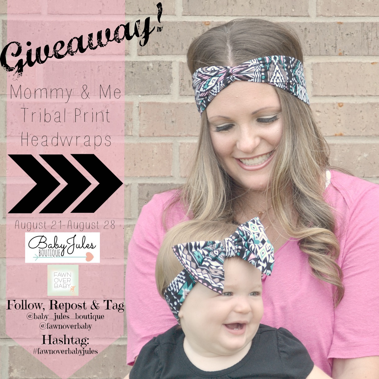 mommy and baby head wraps