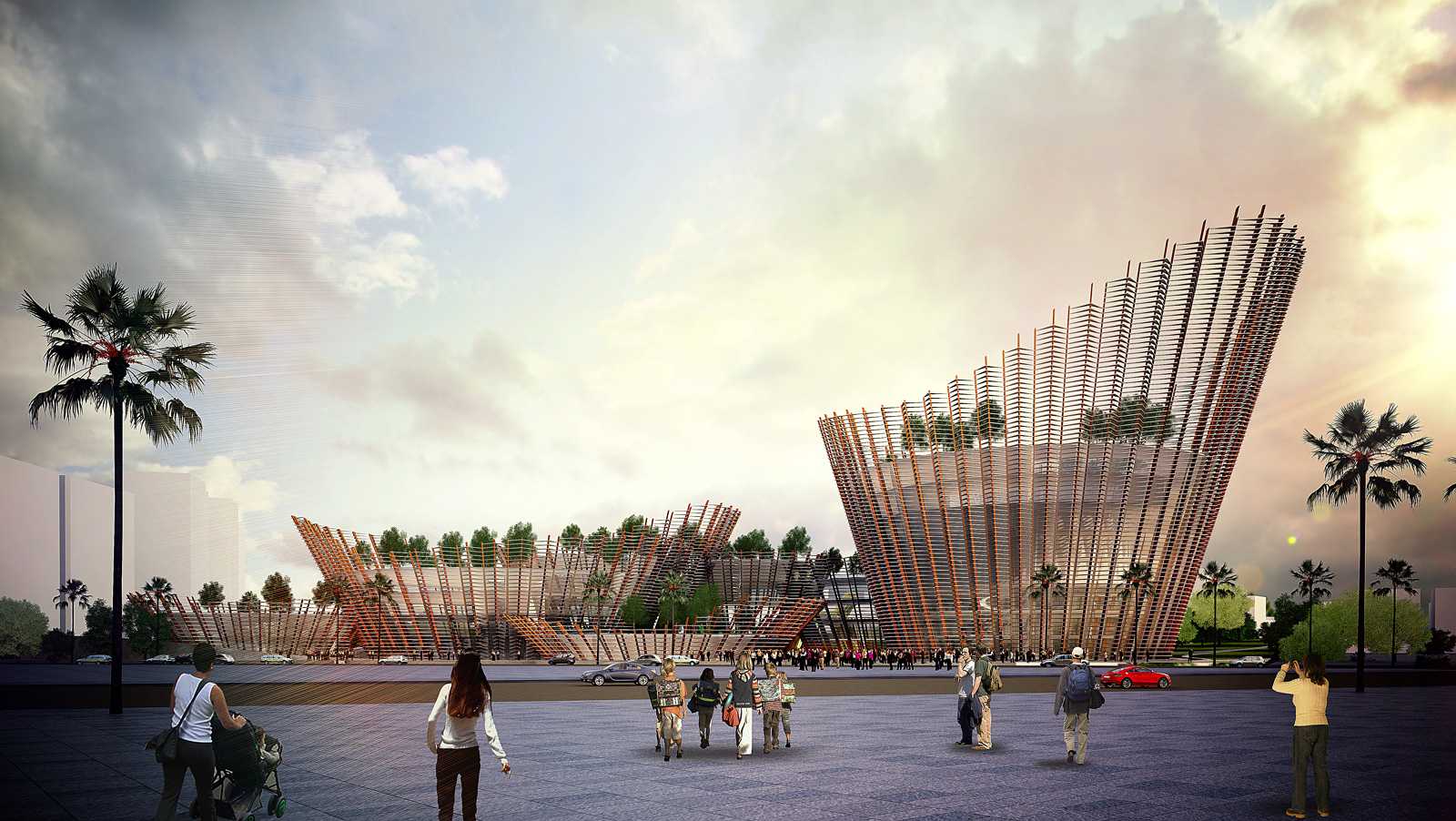 taichung city cultural center competition by maxthreads cultural center