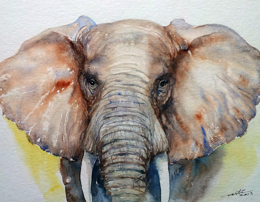 Arti's art Life as I see it Elephant Paintings