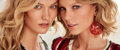 Taylor Swift and Karlie Kloss Vogue magazine photoshoot March 2015