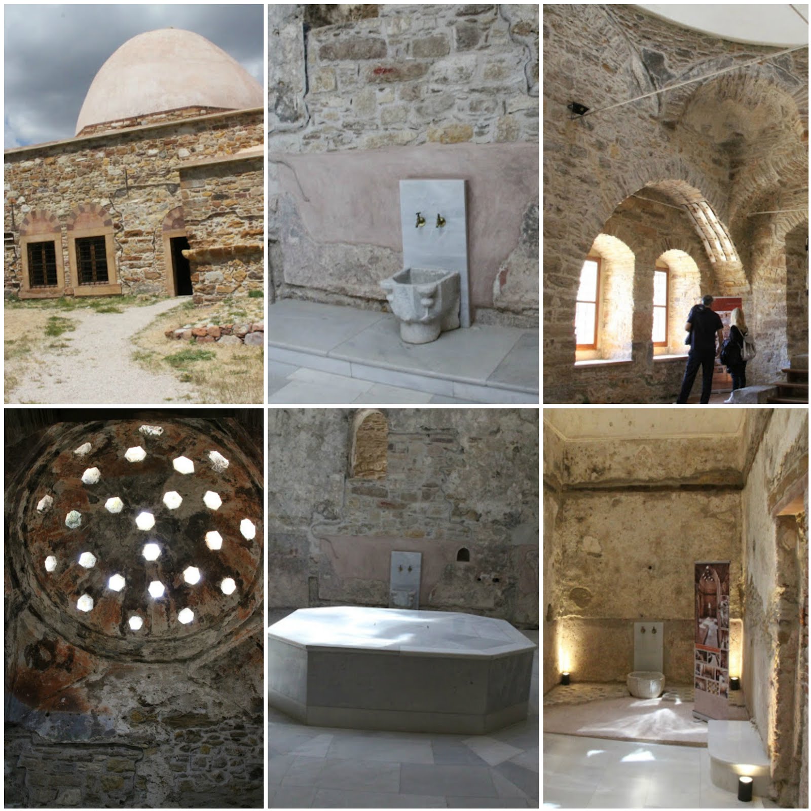 The Ottoman baths in the Castle of Chios :