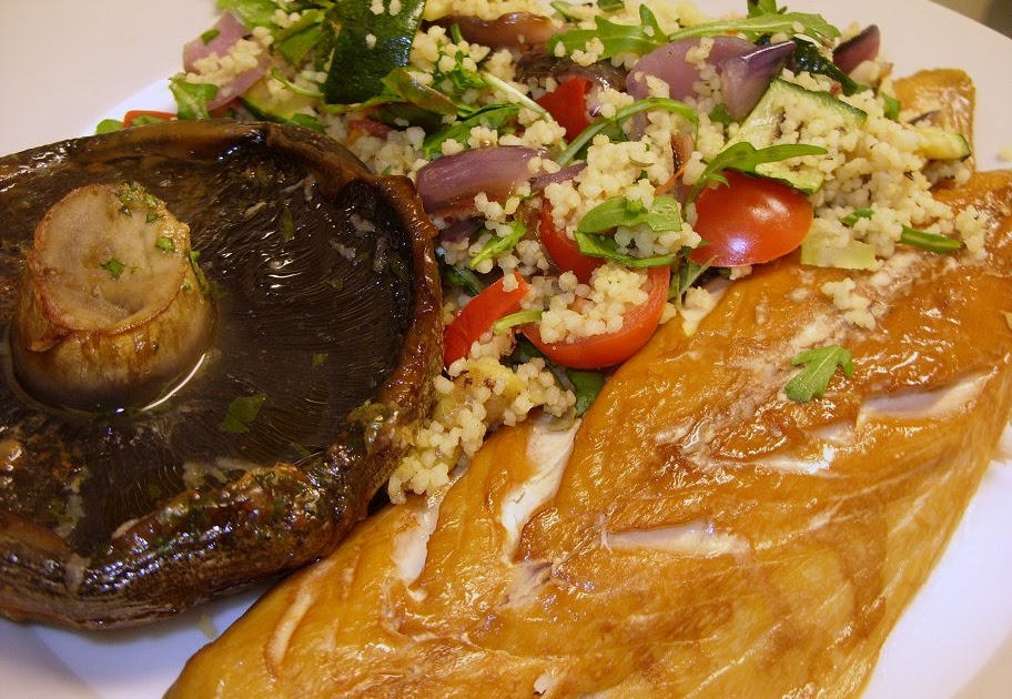 Jenny Eatwell's Rhubarb & Ginger Smoked Mackerel with Winter Couscous