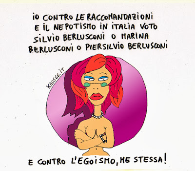 Vignetta - Contro le raccomandazioni in Italia