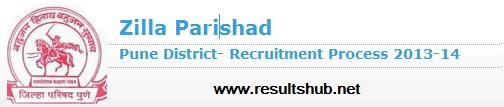 Zilla Parishad Pune District Recruitment Process 2013 - 2014