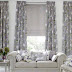 living room design ideas: modern curtains  