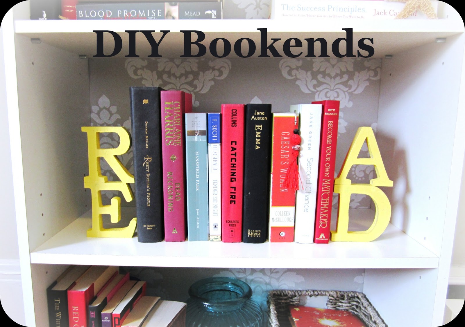 PinsterSisters DIY Book Ends