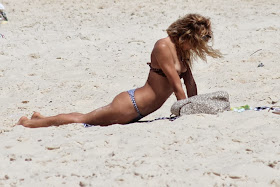 Alice Dellal on The Beach in Rio De Janeiro Alice Dellal on The Beach in Rio De Janeiro