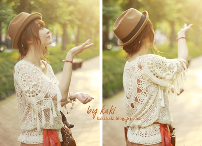 вязание крючком, туника,