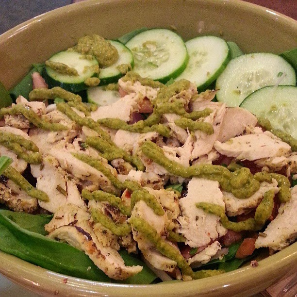 Shannon's Lightening the Load Power Chicken Hummus Bowl Panera