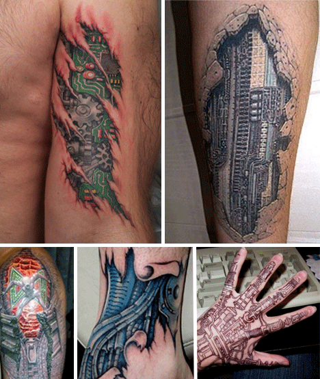 Tattoo art: Biomechanical tattoos