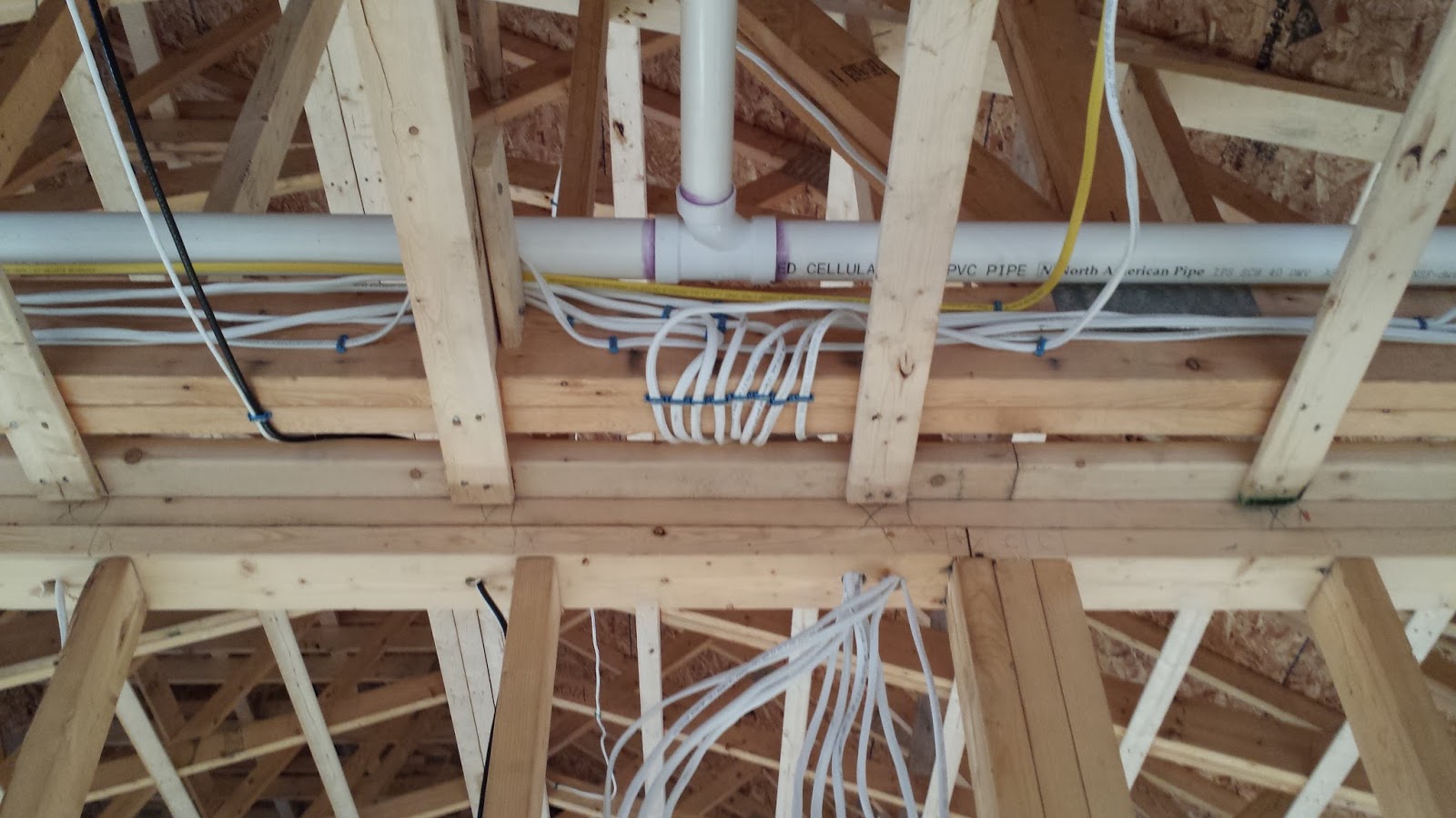 The Impatient Home Builder: Rough Wiring Completed