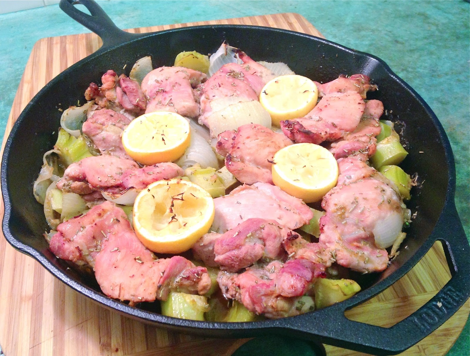 flame to fork Broccoli Legs & Chicken Thighs