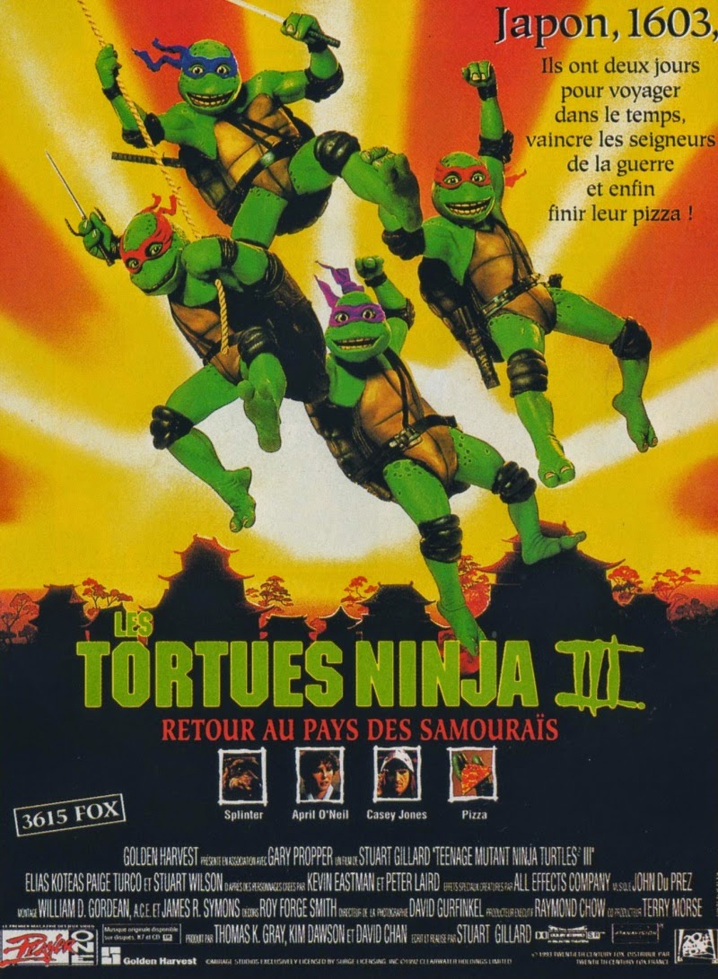 1993 *** film III 3 Seigneur de Guerre *** Teenage Mutant Ninja Turtles TMNT