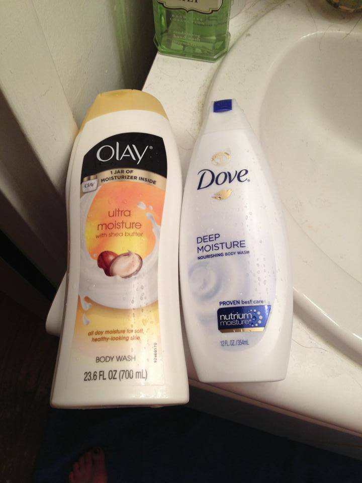 The Beauty of Life Sponsored Post The Olay and Dove Body Wash Challenge