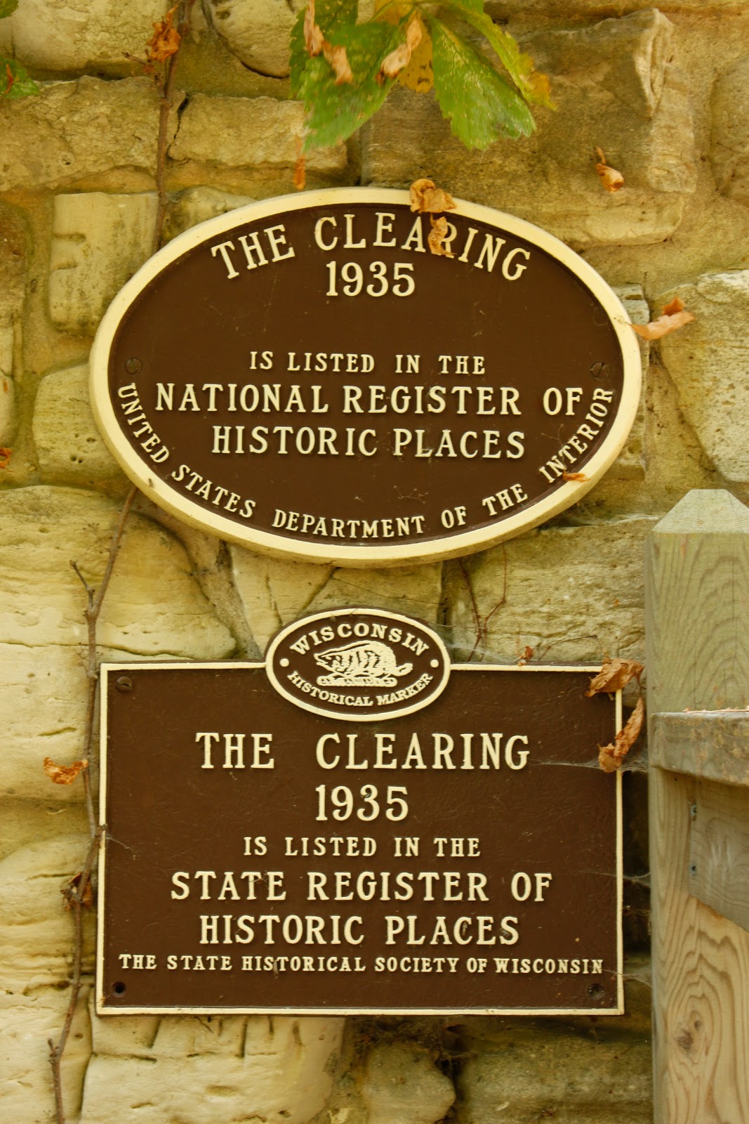 Wisconsin Historical Markers Marker 443 The Clearing