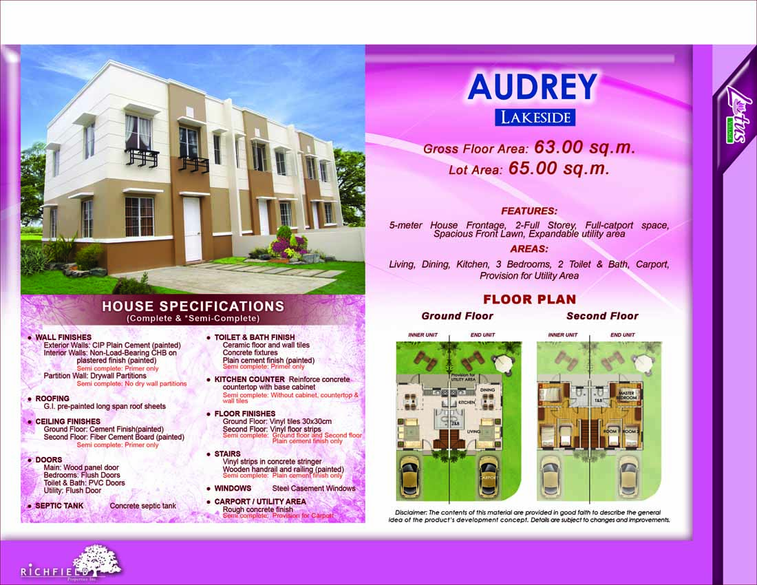 The LOTUS LAKESIDE along new Molino Boulevard in Bacoor Cavite family residential home dream