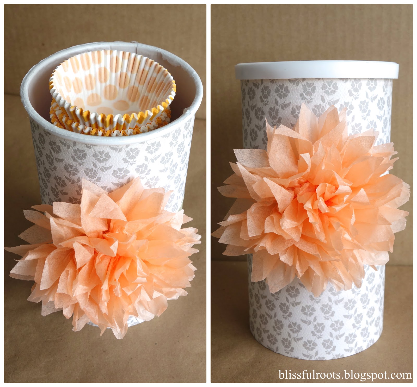 BLISSFUL ROOTS DIY Cupcake Liner Organizer
