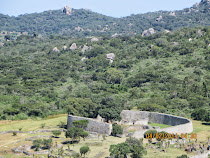 The Great Enclosure of Greater Zimbabwe from the Hilltop Fortress, Zimbabwe