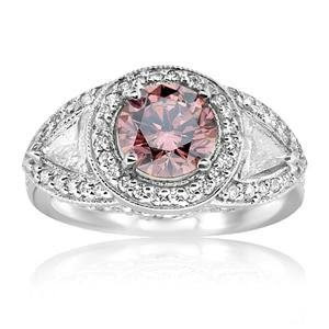 Pink Diamond Ring