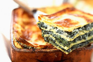 Lasaña Con Acelgas, Avellanas Y Jamón