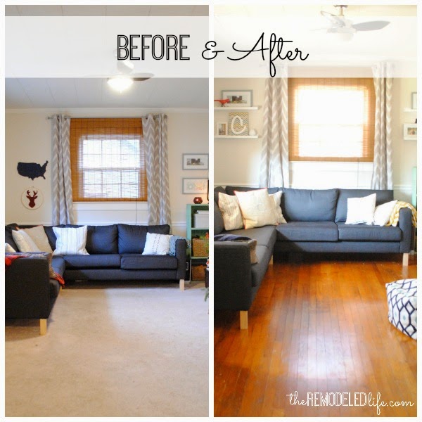 The Remodeled Life Restoring Shine To An Old Hardwood Floor