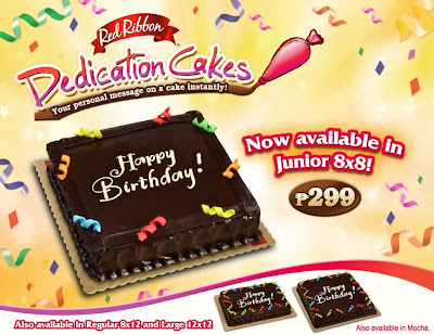 Red Ribbon Dedication Cake Price List Red Ribbon Dedication Cake Price List
