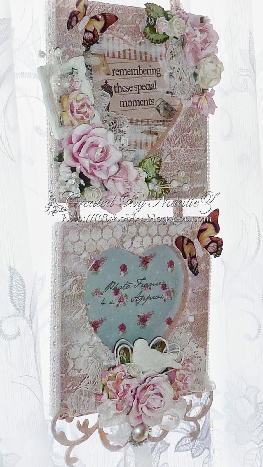 My Creativity Life! Shabby Chic Photo Frame + Card..
