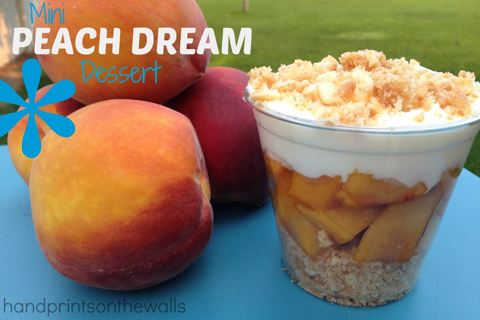 Handprints on the Walls Mini Peach Dream Desserts