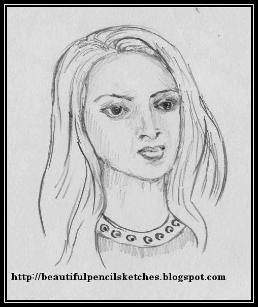 Beautiful Pencil Sketches: 10 Female Face Drawing Reference Pencil