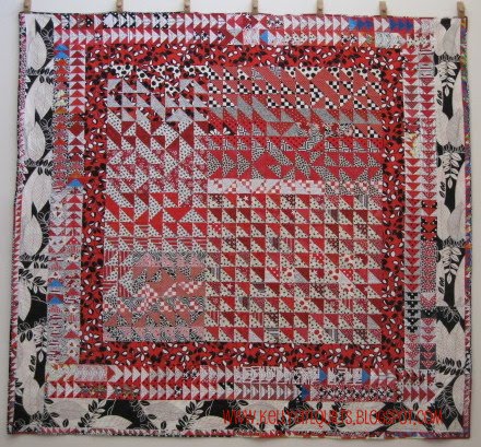 Red and Black Quilt
