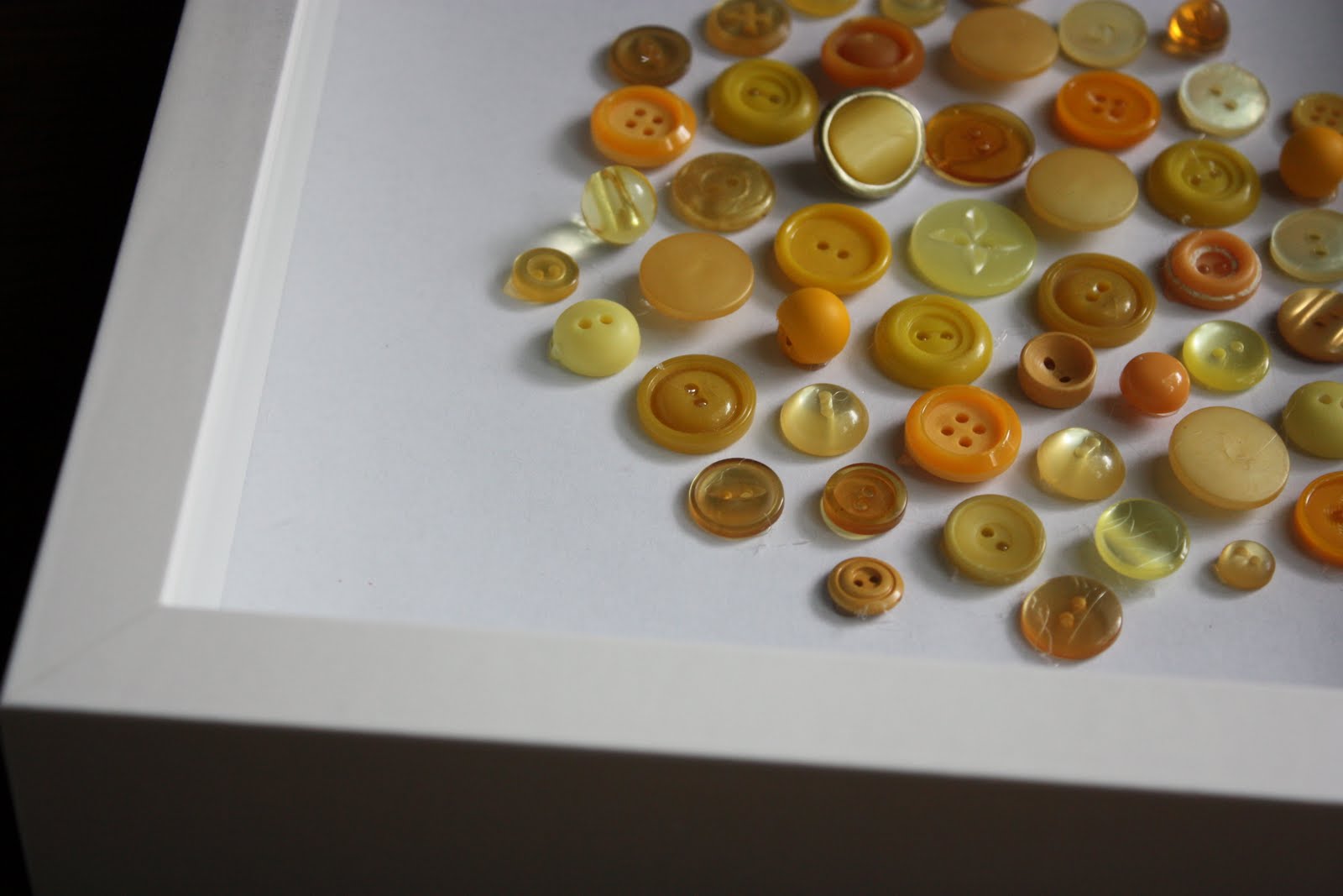 A Simple Kind of Life DIY Framed Button Art for Nursery