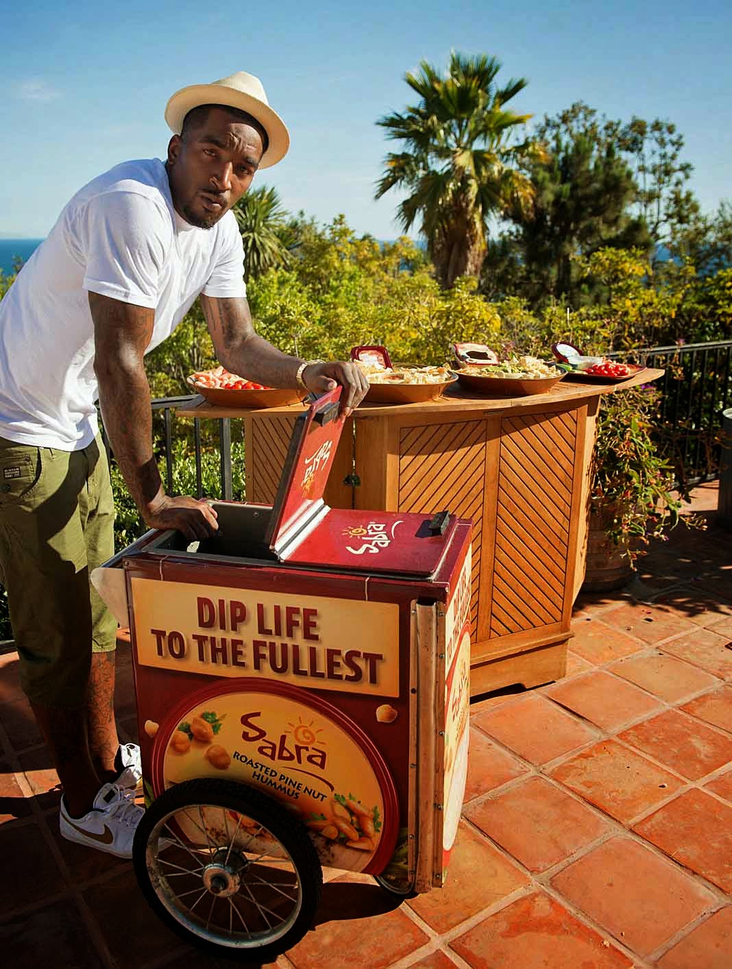 NY KNICKS STAR J.R. SMITH @ KIA MALIBU ESTATE
