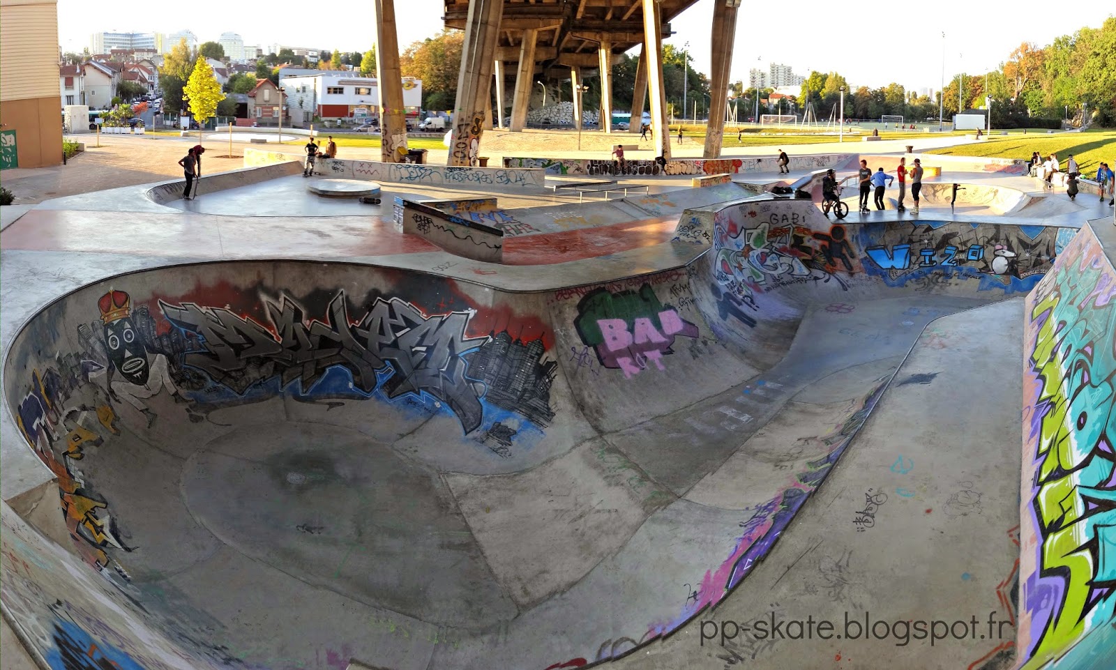 Le skatepark d'Arcueil, à Paris Sud (94) Jackspots